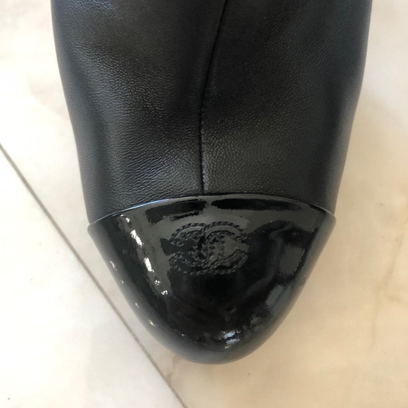 Chanel Leather Ankle Boots - Picture 10 of 16
